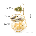 three-tiered net fruit basket